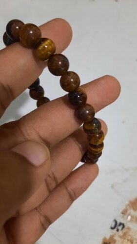 Tiger Eye Bracelet Brown Color Lab Certified photo review