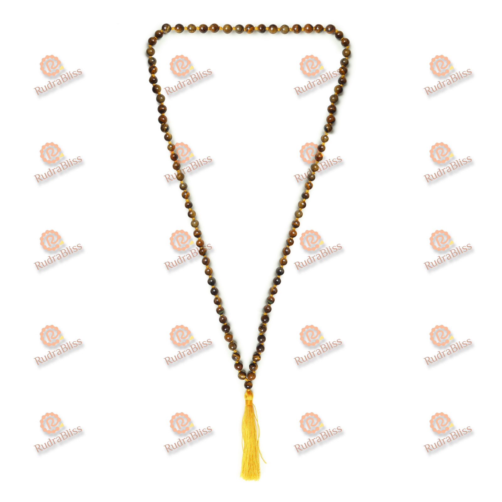Rudrabliss tiger eye mala