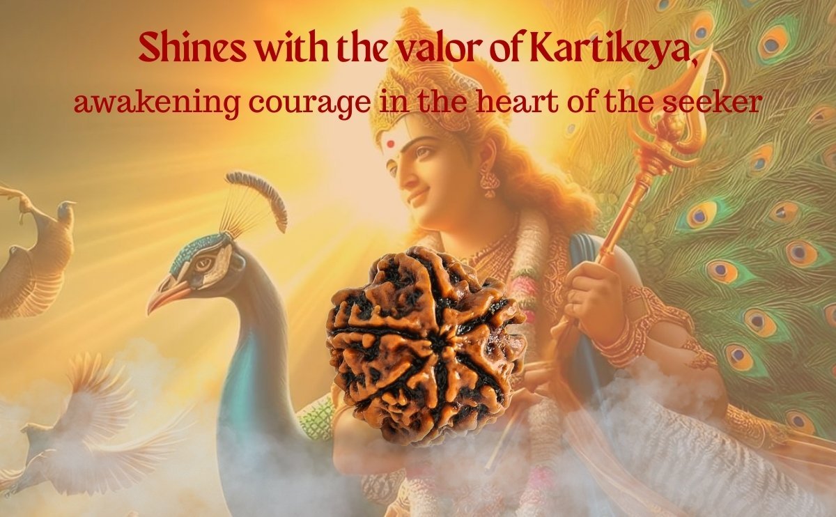 Lord Kartikeya The Warrior Power Behind 6 Mukhi Rudraksha